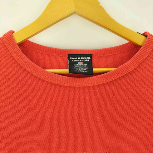 ポロジーンズカンパニーラルフローレン POLO JEANS COMPANY RALPH LAUREN 00S ロゴ刺しゅう サーマルカットソー メンズ JPN:L