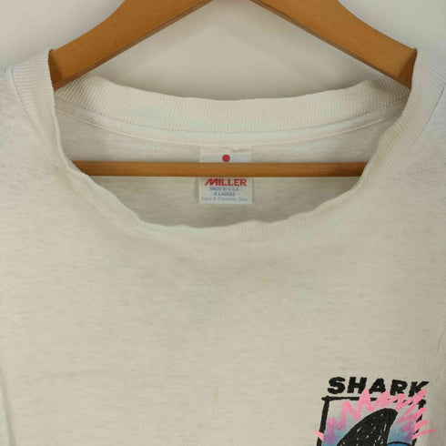 ミラー MILLER 90s USA製 袖シングルステッチ 両面プリント HAWAII クルーネック Tシャツ メンズ import:XL