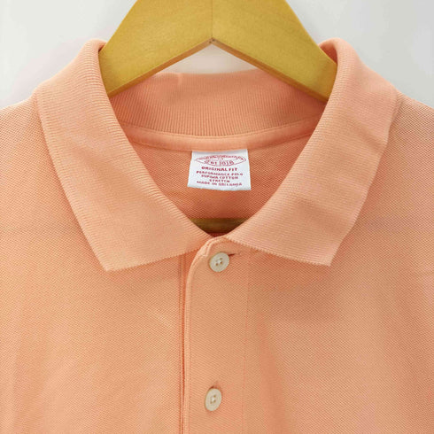 ブルックスブラザーズ BROOKS BROTHERS ロゴ刺しゅう 鹿の子ポロシャツ メンズ JPN:M