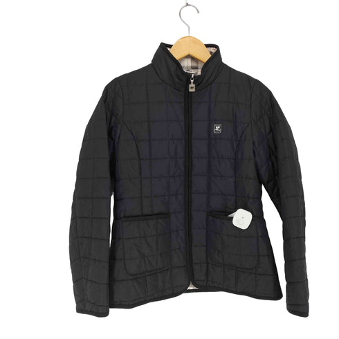 クレージュ courreges 裏地チェックキルティングジャケット レディース JPN:38
