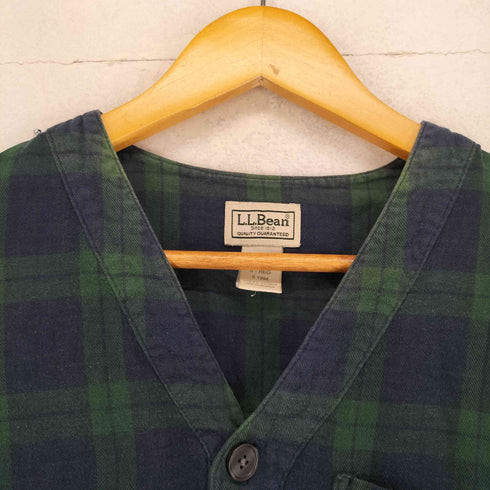 エルエルビーン L.L.Bean サイドスリットチェックシャツマキシワンピース レディース JPN:S