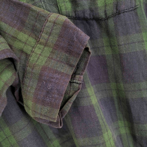 エルエルビーン L.L.Bean サイドスリットチェックシャツマキシワンピース レディース JPN:S