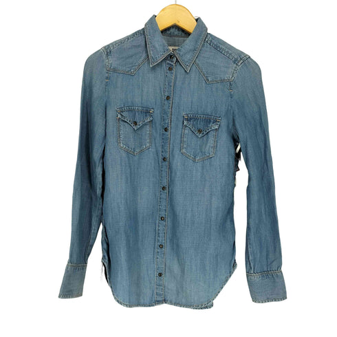 ディーゼル DIESEL フリンジデニムシャツ レディース JPN:XS