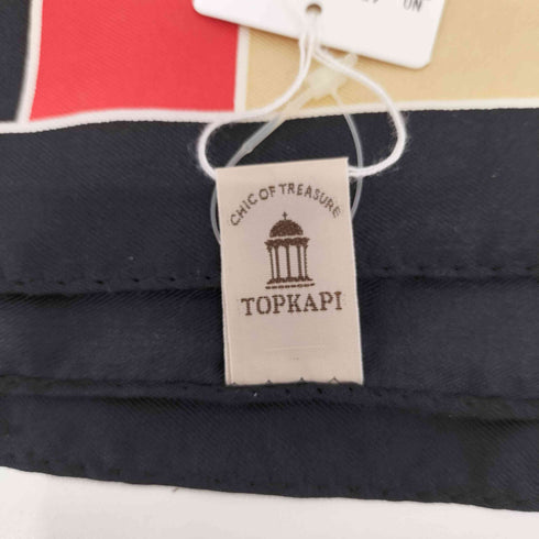 トプカピ TOPKAPI シルク100% 総柄 スカーフ レディース