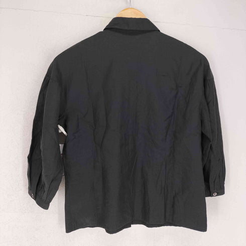 アクアスキュータム AQUASCUTUM シルク混 比翼シャツ レディース