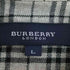 バーバリーロンドン BURBERRY LONDON ロゴ刺繍 ノバチェック コットン レギュラーカラーシャツ メンズ import:L