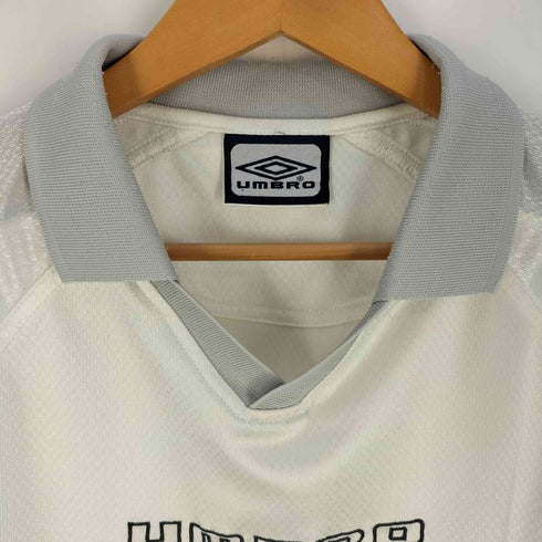 アンブロ UMBRO 90s ロゴ刺繍 サイドテープ ラグラン ゲームシャツ メンズ import:L