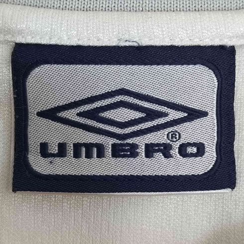 アンブロ UMBRO 90s ロゴ刺繍 サイドテープ ラグラン ゲームシャツ メンズ import:L