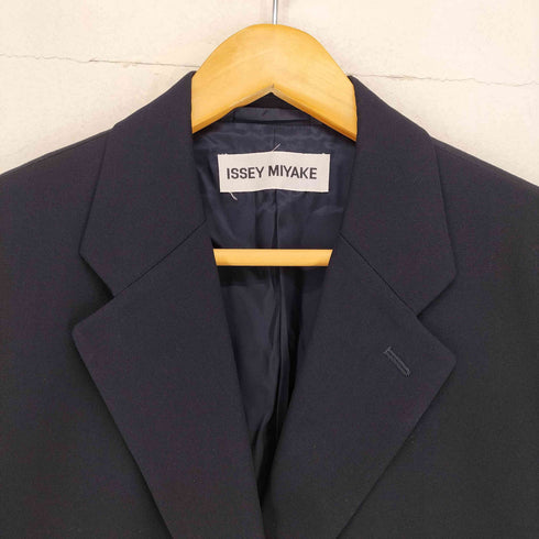 イッセイミヤケ ISSEY MIYAKE 97SS 銀タグ 4B シングルテーラードジャケット 2タック センタープレス スラックスパンツ Archive レディース JPN:M