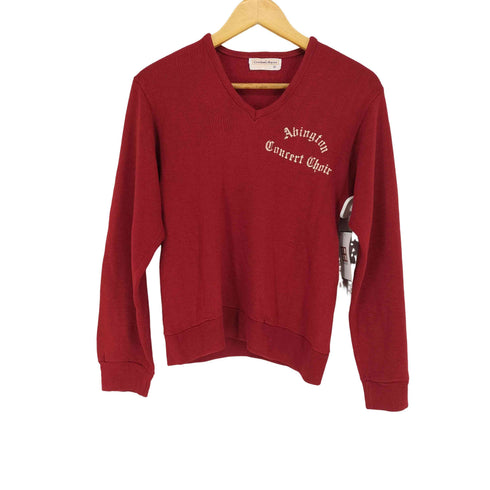 Creslan and Rayon 70s Vネックレーヨン混ニット レディース JPN:S