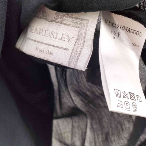 ガリャルダガランテ GALLARDAGALANTE BEARDSLEY 24SS コットンシフォンギャザー丸ブラウス レディース FREE