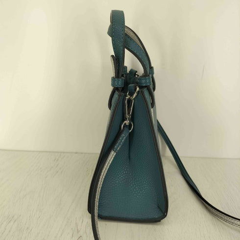 サマンサベガ Samantha Vega ロゴ シボ革 レザー 2WAY ショルダー バッグ ハンド バッグ レディース