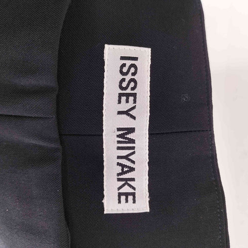 イッセイミヤケ ISSEY MIYAKE 97SS サイドジップ ループレス シンチバック 1タック バルーンスラックスパンツ Archive レディース JPN:M