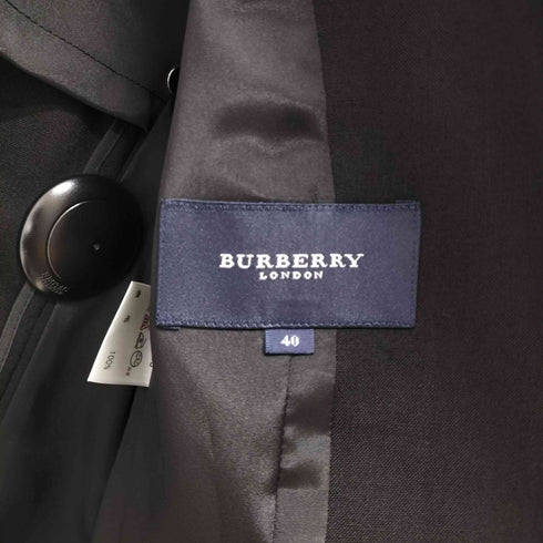 バーバリーロンドン BURBERRY LONDON サマーウール 1B シングルテーラードジャケット メンズ 40
