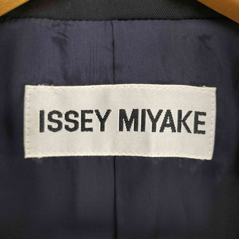 イッセイミヤケ ISSEY MIYAKE 03SS 銀タグ マオカラー 4B シングル ウールテーラードジャケット Archive レディース JPN:M