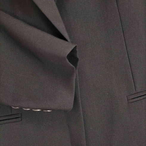 バーバリーロンドン BURBERRY LONDON ピークドラペル サマーウール 1B テーラードジャケット センタープレススラックスパンツ セットアップ レディース 40