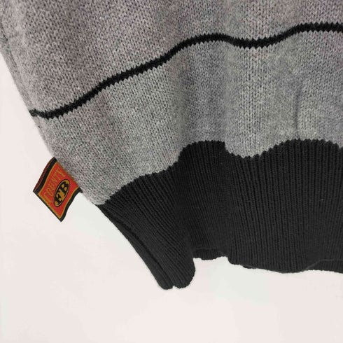 エフビーカウンティ FB COUNTY ボーダー ニットポロ メンズ import:L