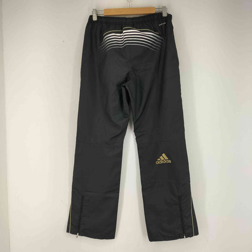 アディダス adidas ロゴプリント バックジップ ナイロンパンツ メンズ OT