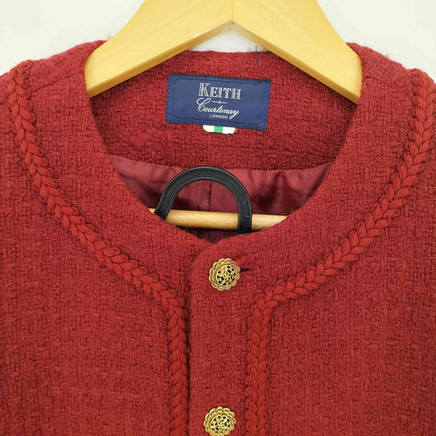 キース KEITH ツイード ジャケット & スカート セットアップ レディース