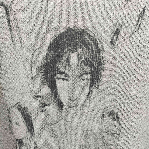 MADE EXTREME ダメージ加工 グラフィックニット メンズ import:XL