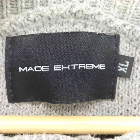 MADE EXTREME ダメージ加工 グラフィックニット メンズ import:XL