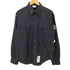 ユーエスネイビー U.S.NAVY 00S DSCP 海軍 Blue Long Sleeve Poly Wool Shirt ポリ ウール ミリタリー シャツ 07年製 メンズ 16-35 SL