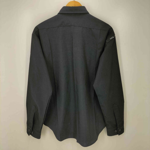 ユーエスネイビー U.S.NAVY 00S DSCP 海軍 Blue Long Sleeve Poly Wool Shirt ポリ ウール ミリタリー シャツ 07年製 メンズ 16-35 SL