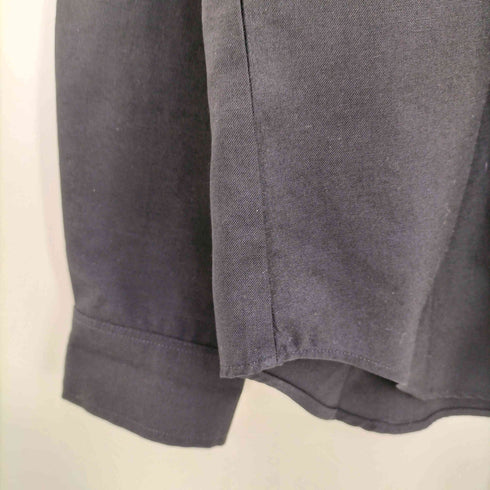 ユーエスネイビー U.S.NAVY 00S DSCP 海軍 Blue Long Sleeve Poly Wool Shirt ポリ ウール ミリタリー シャツ 07年製 メンズ 16-35 SL
