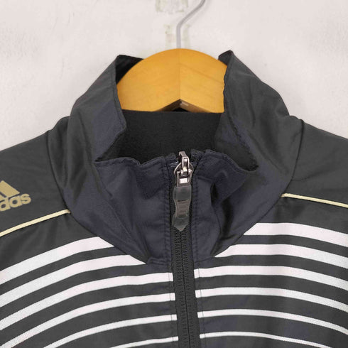 アディダス adidas ロゴプリント パイピング ナイロンジャケット メンズ OT