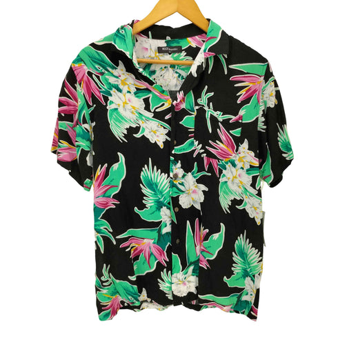 WOOF REPUBLIC フラワー プリント S/S アロハシャツ メンズ import:L