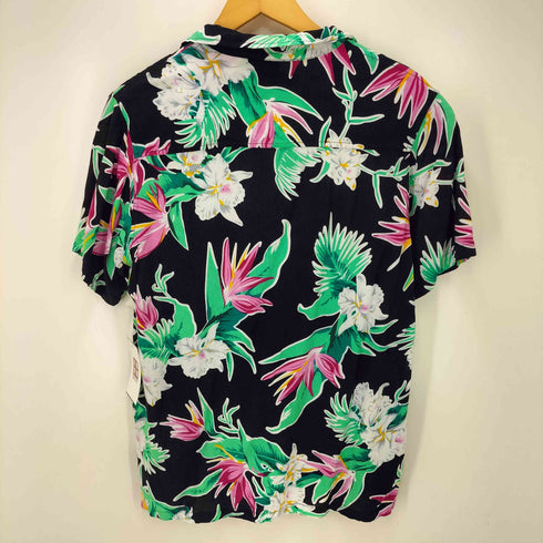 WOOF REPUBLIC フラワー プリント S/S アロハシャツ メンズ import:L