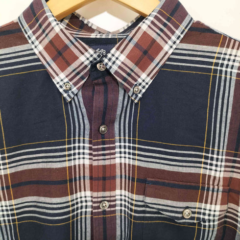 エルエルビーン L.L.Bean 復刻 筆記体ロゴ ボタンダウン チェックシャツ メンズ L