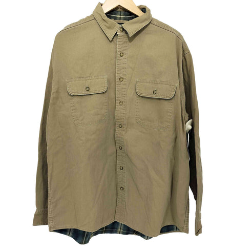 エルエルビーン L.L.Bean ダック地 シャツジャケット メンズ L