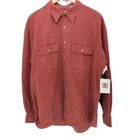 エルエルビーン L.L.Bean カナダ製 コットン ロングスリーブシャツ メンズ L