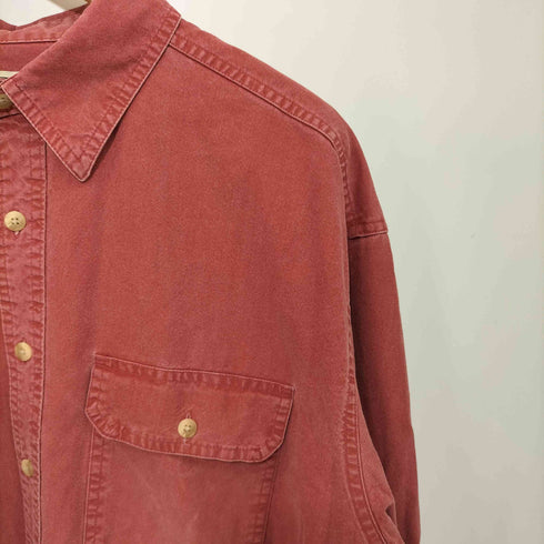 エルエルビーン L.L.Bean カナダ製 コットン ロングスリーブシャツ メンズ L