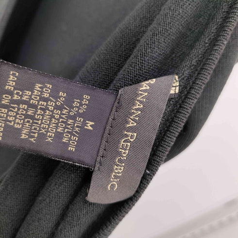 バナナリパブリック BANANA REPUBLIC シルクナイロン カシュクールニット レディース M