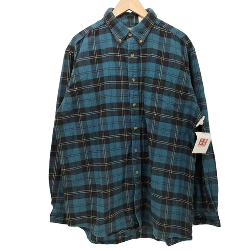 エルエルビーン L.L.Bean ボタンダウン チェックネルシャツ メンズ L