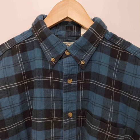 エルエルビーン L.L.Bean ボタンダウン チェックネルシャツ メンズ L