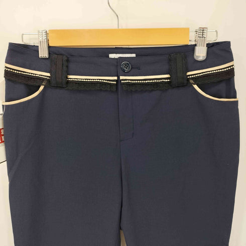 オースティンリード AUSTIN REED ビジュー 裾スリット スラックスパンツ レディース 40