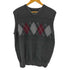 デヴィッドテイラー david taylor アーガイルニットベスト メンズ import:M