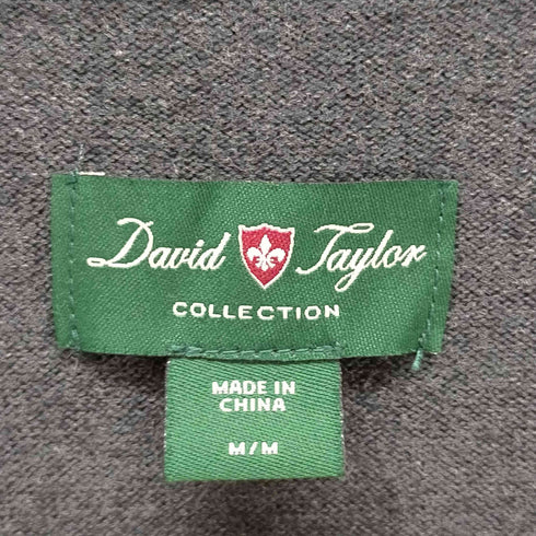 デヴィッドテイラー david taylor アーガイルニットベスト メンズ import:M