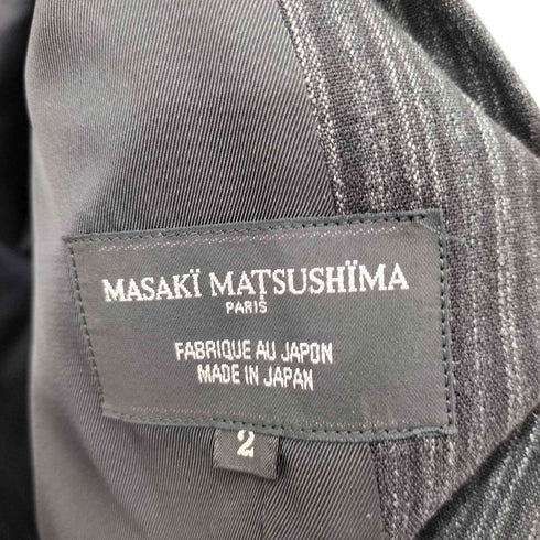 マサキマツシマ MASAKI MATSUSHIMA 変形 ギャザーテーラードジャケット メンズ 2