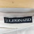 レオナール LEONARD シルク ワンポイント刺繍 スカート レディース