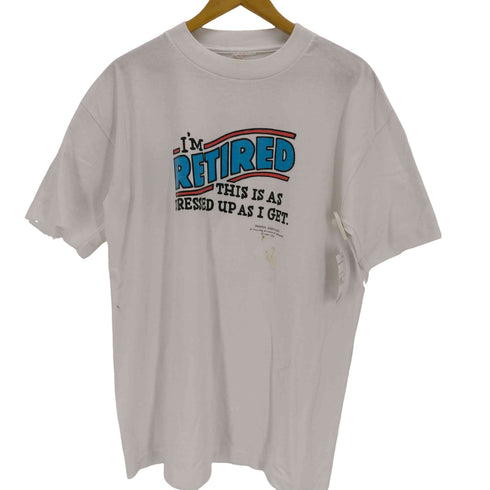 プリントクルーネックTシャツ メンズ