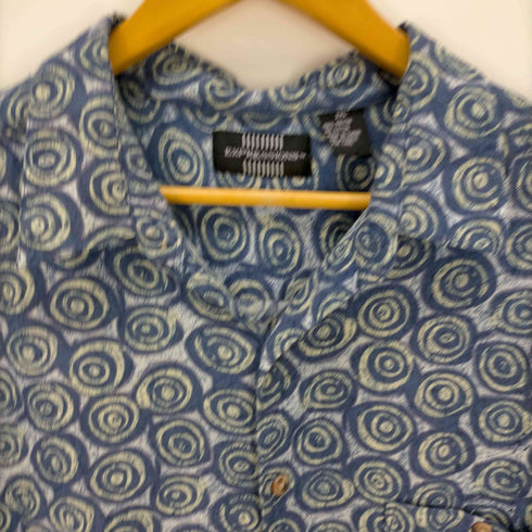エクスプレッションズ EXPRESSIONS 総柄オープンカラーシャツ メンズ 2XL