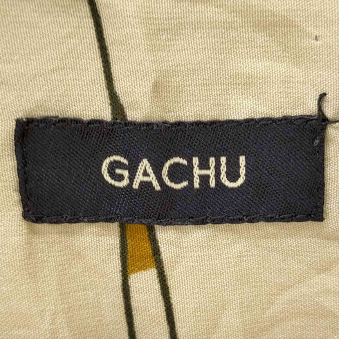 GACHU アーティスティックオープンカラーシャツ メンズ 2XL