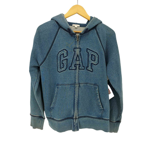 ギャップ Gap フロントロゴ刺繍 ジップアップパーカー レディース JPN:L