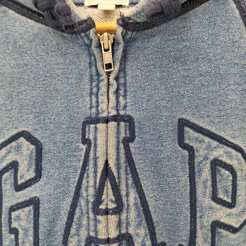 ギャップ Gap フロントロゴ刺繍 ジップアップパーカー レディース JPN:L