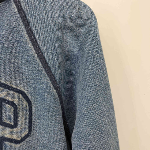 ギャップ Gap フロントロゴ刺繍 ジップアップパーカー レディース JPN:L