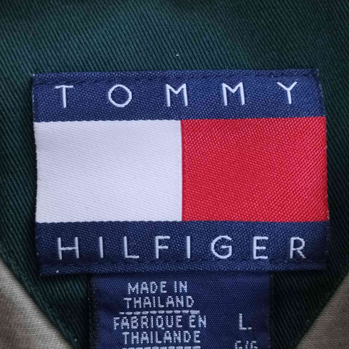 トミーヒルフィガー TOMMY HILFIGER ロゴ刺繍 ドローコード付き スイングトップ メンズ import:L